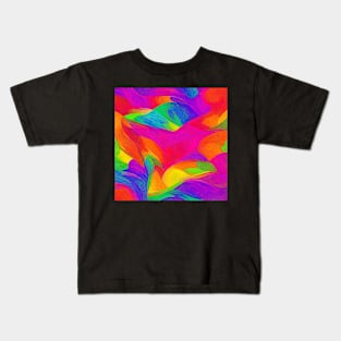 omg retro pattern abstract Kids T-Shirt